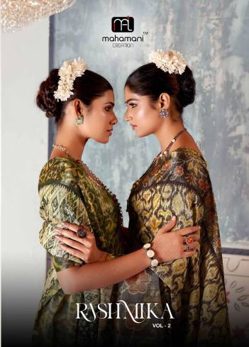 RASHMIKA VOL-2 BY MAHAMANI CREATION SILK SAREE WHOLESALER IN SURAT